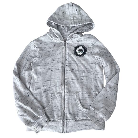 California Republic Full Zip Hoodie - Gray, Size M (10/12) - Picture 1 of 7